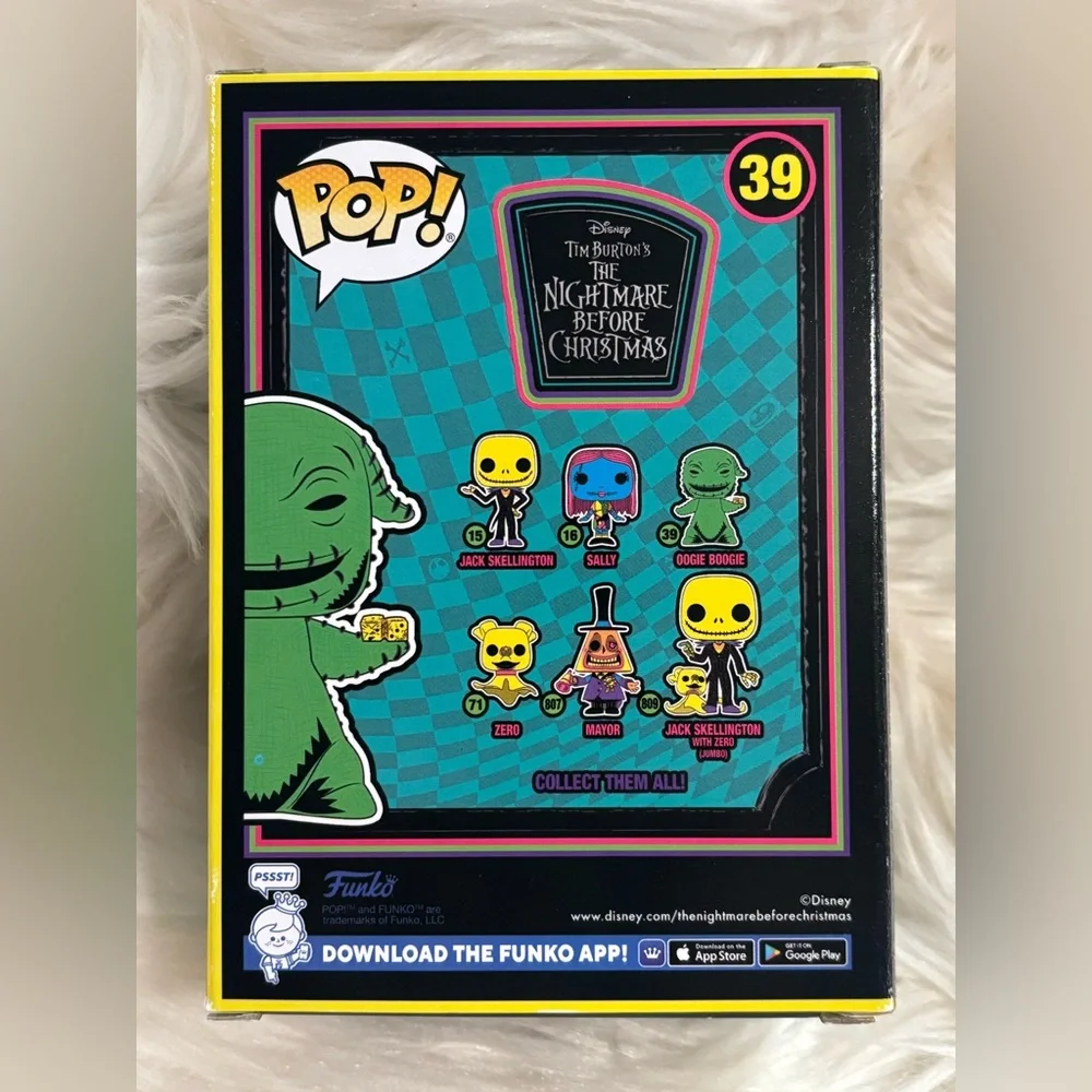 DISNEY FUNKO POP! OOGIE BOOGIE (BLACK LIGHT)